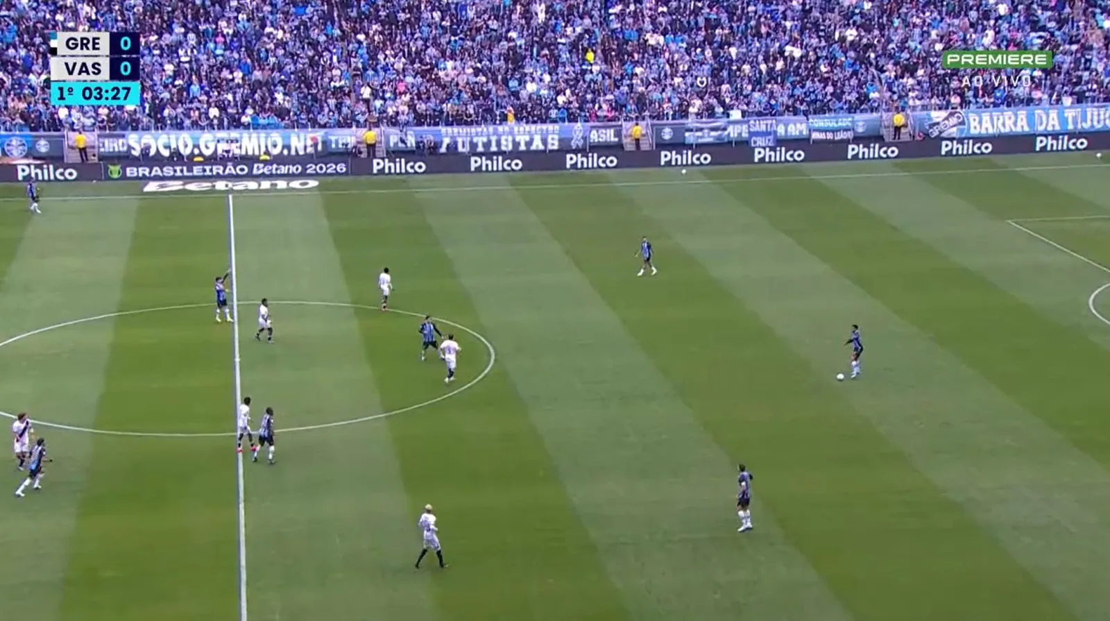 Grêmio x Vasco com LED Philco